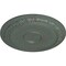 Ekena Millwork Caputo Ceiling Medallion (Fits Canopies up to 6"), 24 1/4"OD x 1 1/2"P, Cloud Burst Crackle CM24CACBC - alternate 2